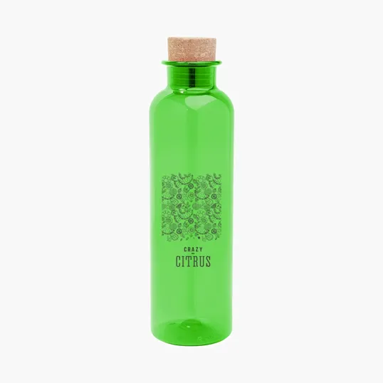 Maddie rPET Bottle with Cork Lid, 22 oz — view 10
