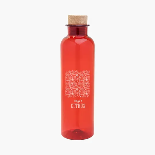 Maddie rPET Bottle with Cork Lid, 22 oz — view 11