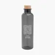 Maddie rPET Bottle with Cork Lid, 22 oz — view 7