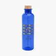Maddie rPET Bottle with Cork Lid, 22 oz — view 3