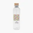 Maddie rPET Bottle with Cork Lid, 22 oz — view 4