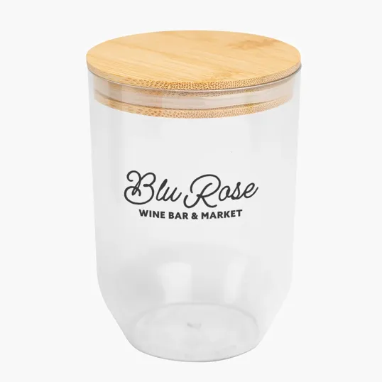 Montrose 12 Oz. rPET Wine Tumbler with Bamboo Lid — view 10