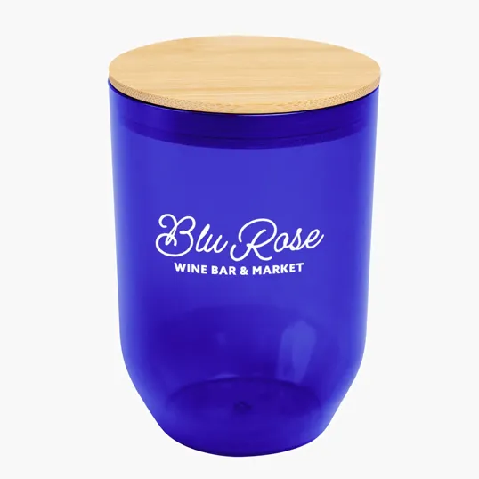Montrose 12 Oz. rPET Wine Tumbler with Bamboo Lid — view 11