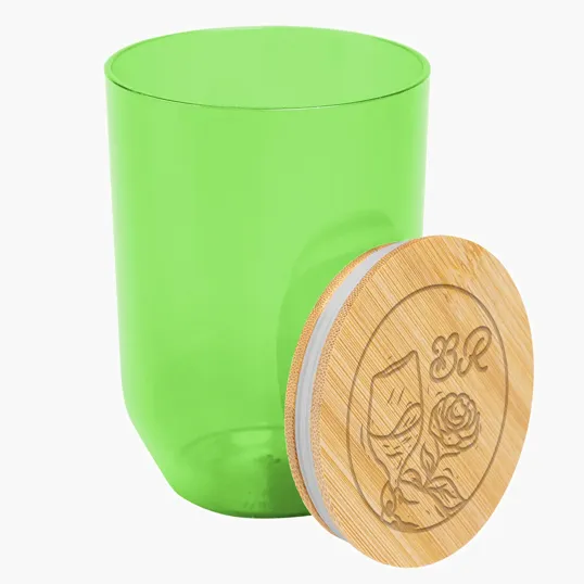 Montrose 12 Oz. rPET Wine Tumbler with Bamboo Lid — view 6
