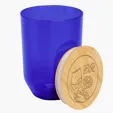 Montrose 12 Oz. rPET Wine Tumbler with Bamboo Lid — view 5