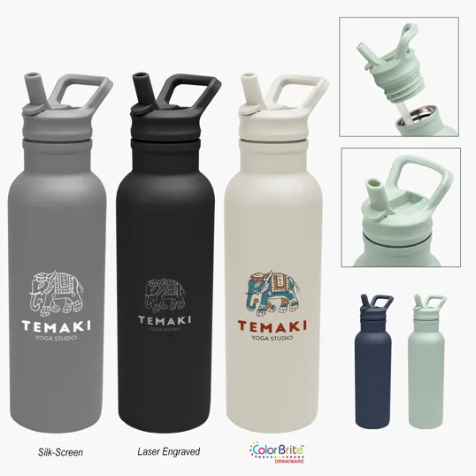Hailey Recycled Stainless Steel Bottle, 17 oz.