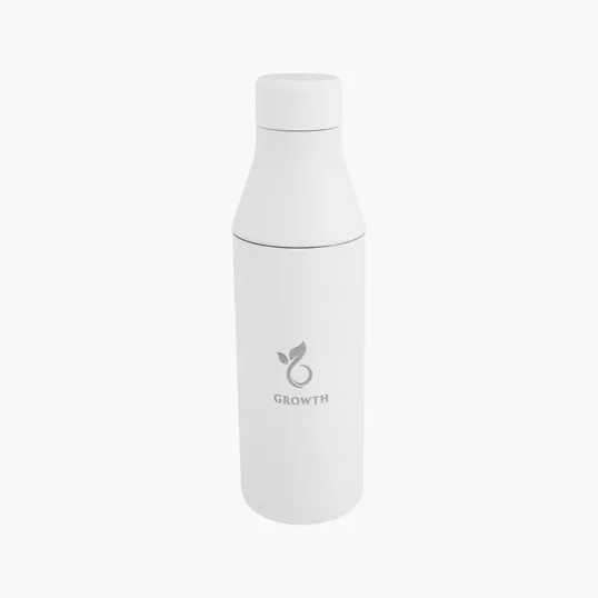 Branson Recycled Stainless Steel Bottle, 15 Oz. — view 3