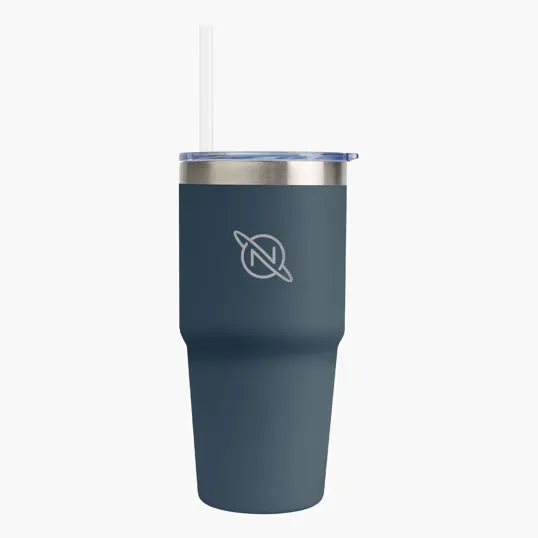 Brea Recycled Stainless Steel Tumbler, 14 Oz. — view 4