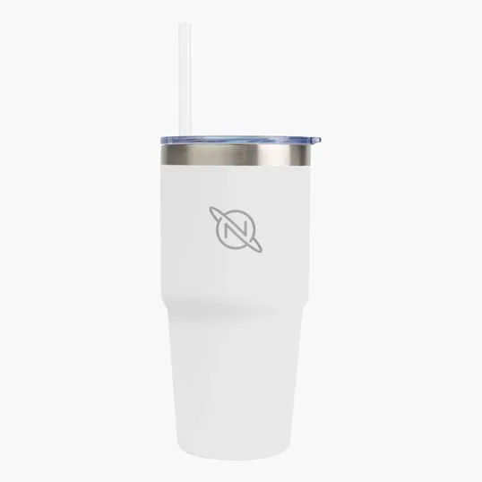 Brea Recycled Stainless Steel Tumbler, 14 Oz. — view 6