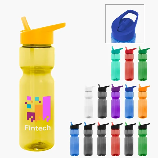 28 oz. Tempo PET Bottle with Spill-Resistant Sip Top