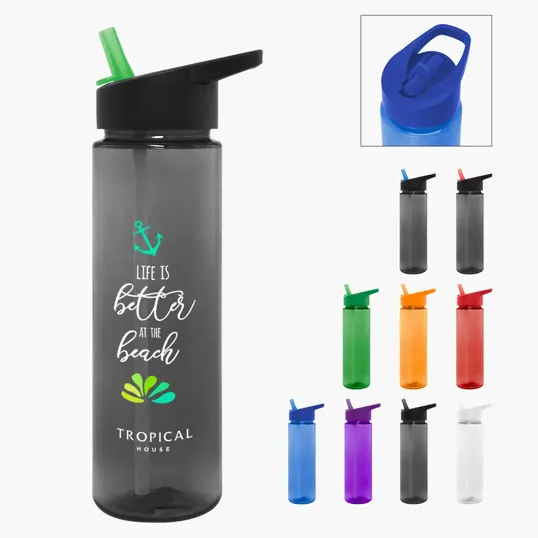 28 oz. Tritan™ Staccato Bottle with Spill-Resistant Sip Top Lid