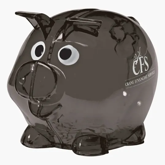 Mini Plastic Piggy Bank — view 5