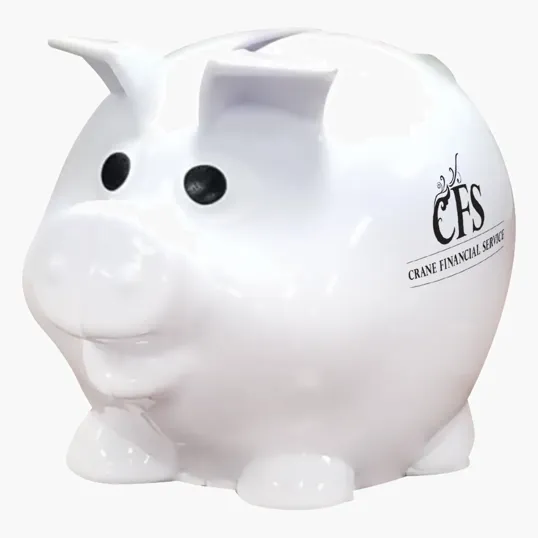 Mini Plastic Piggy Bank — view 6