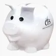Mini Plastic Piggy Bank — view 6