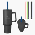 Intrepid 40 oz. Stainless Steel Tumbler with Handle