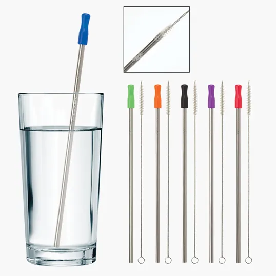 Stainless Steel Straw With Cleaning Brush