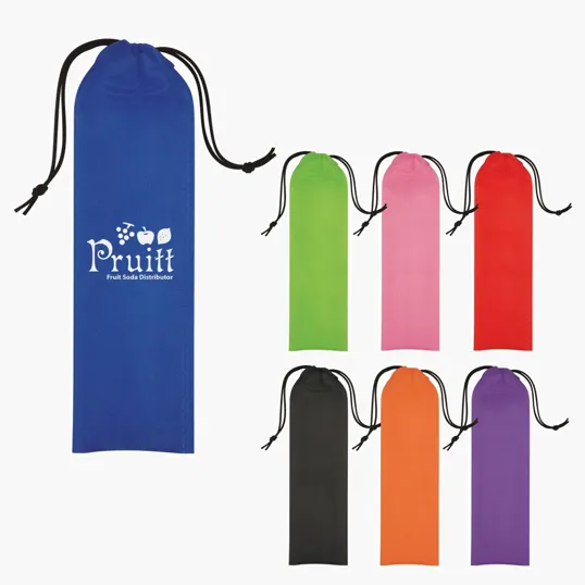 Non-Woven Carrying Pouch for 9" Straws
