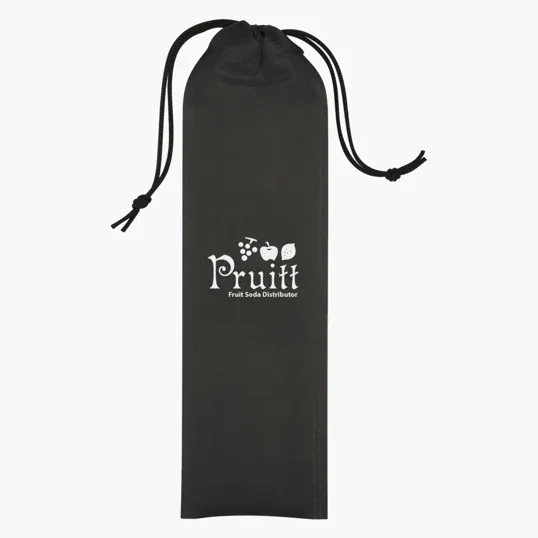 Non-Woven Carrying Pouch for 9" Straws — view 2