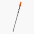 Hurley Collapsible Stainless Steel Straw in Travel Case