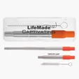 Hurley Collapsible Stainless Steel Straw in Travel Case — view 3