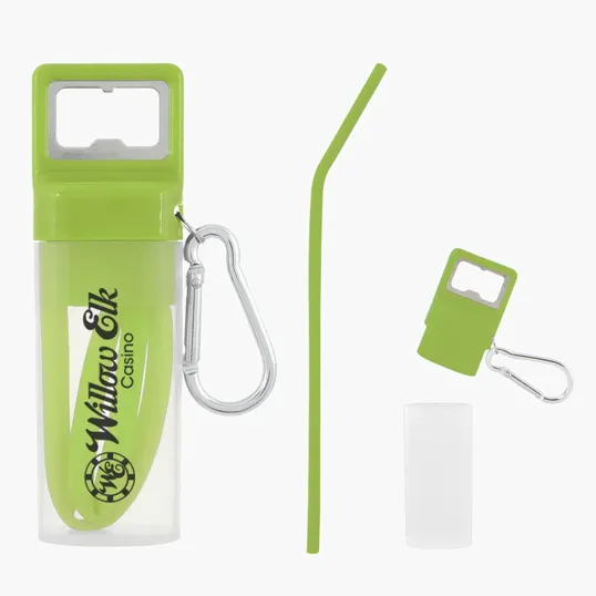 Pop And Sip Bottle Opener Straw Kit — view 2