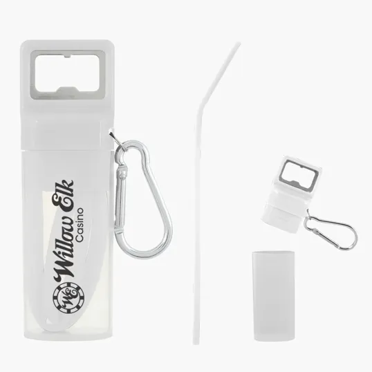 Pop And Sip Bottle Opener Straw Kit — view 5