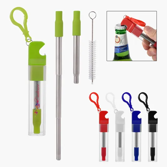 Straw Kit With Bottle Opener — view 6
