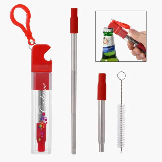 Straw Kit With Bottle Opener — view 10