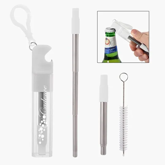 Straw Kit With Bottle Opener — view 5