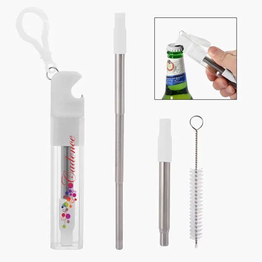 Straw Kit With Bottle Opener — view 11