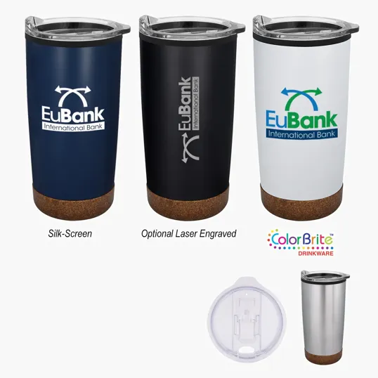 CORK COLLECTION 20 oz. Wellington Stainless Steel Tumbler — view 12