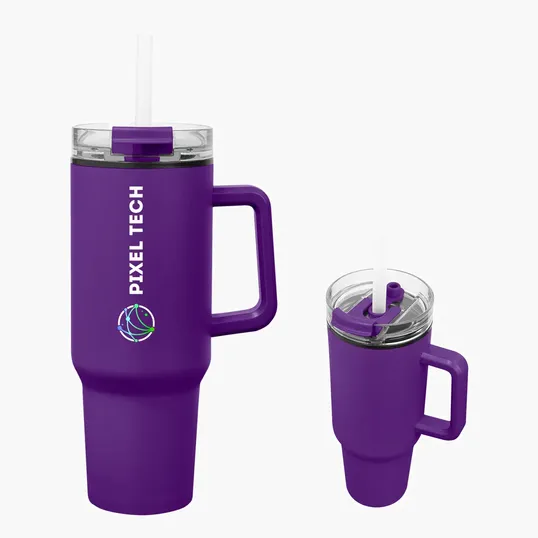 40 Oz. Full Color Quest Stainless Steel Tumbler — view 6