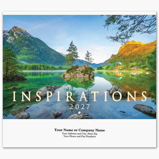Inspirations Stapled Wall Calendar