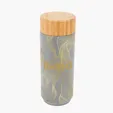 Lexington Stainless Steel Bottle with Bamboo Lid, 16 oz — view 3