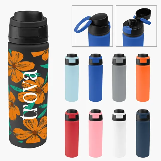 24 oz. Pop Sip Recycled Stainless Steel Bottle