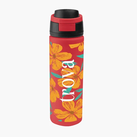 24 oz. Pop Sip Recycled Stainless Steel Bottle — view 9