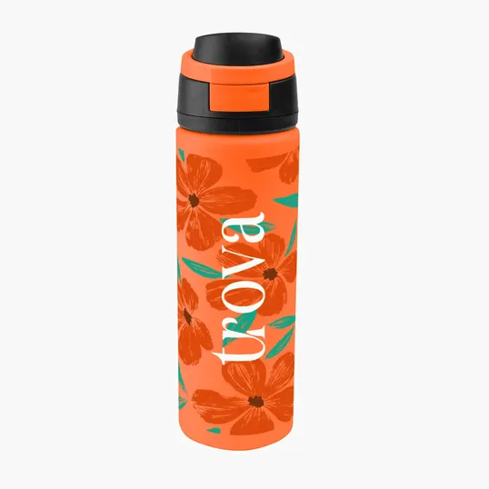 24 oz. Pop Sip Recycled Stainless Steel Bottle — view 7