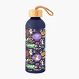 Blaire Recycled Aluminum Bottle with Bamboo Lid, 25 oz — view 6