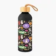Blaire Recycled Aluminum Bottle with Bamboo Lid, 25 oz — view 2