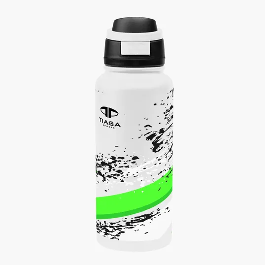 32 oz. Recycled Stainless Steel Bottle with Pop Sip Lid — view 10