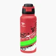 32 oz. Recycled Stainless Steel Bottle with Pop Sip Lid — view 9