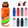 32 oz. Recycled Stainless Steel Bottle with Pop Sip Lid