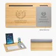 Bamboo Laptop Desk with Device Ledge
