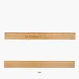 12" Bamboo Ruler — view 2