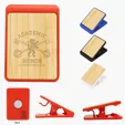 Magnetic Clip with Bamboo Accent