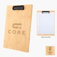 Bamboo Clipboard with Spring Loaded Clip