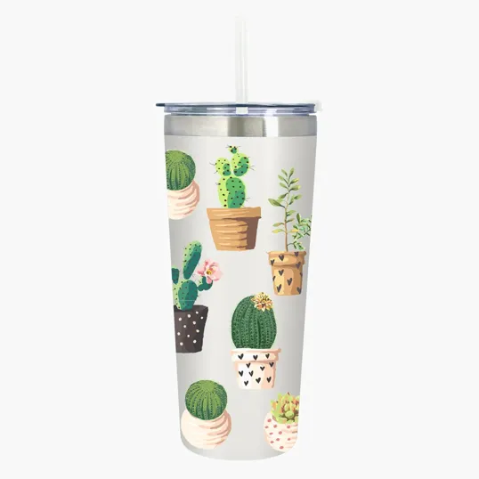 24 oz. Colma Vacuum-Insulated Stainless Steel Tumbler — view 7