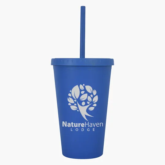 WHEAT 16 oz. Newport Travel Tumbler — view 2