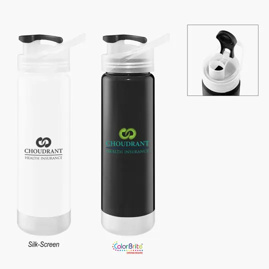 Rian 25 oz. PET Bottle with Flip-Top Lid