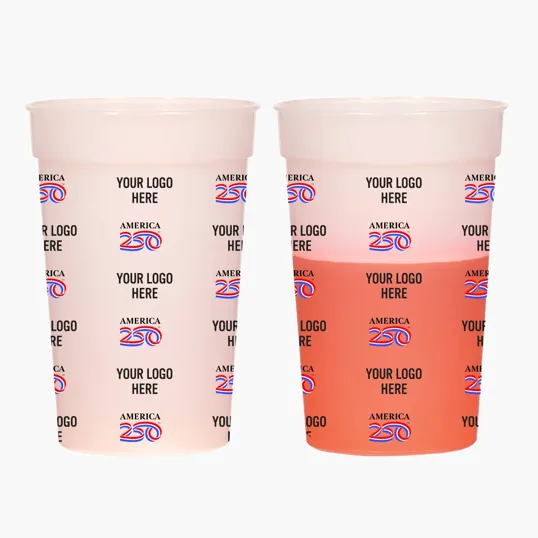 America250™ 16 Oz. Full Color Mood Stadium Cup